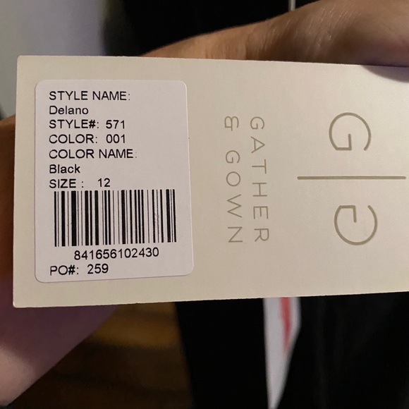 Gather & Gown. Delano 578. Size 12. NWT - Picture 5 of 7